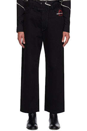 Black Bonded Jeans
