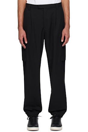 Black Pocket Cargo Pants