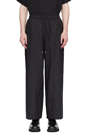 Black Easy Trousers