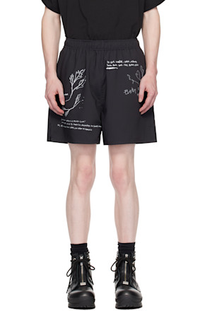 Black Lawn Shorts