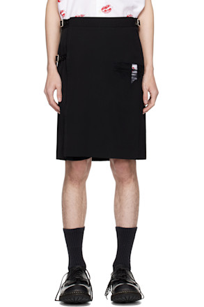 Black Clash Skirt
