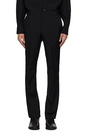 Black Slim-Fit Trousers