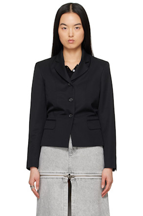 Black Cutout Blazer