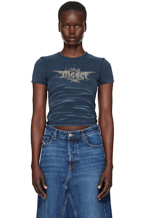 Navy T-Ele-Long-P2 T-shirt