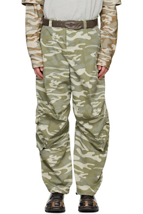 Khaki P-Arne-B Cargo Pants