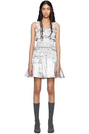 Silver Oona Minidress