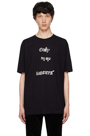 Black Freddie Upside Down T-shirt