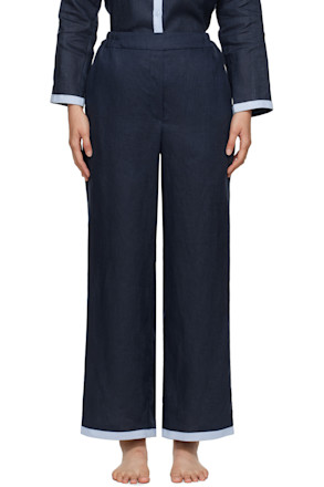 Navy Garrick Trousers