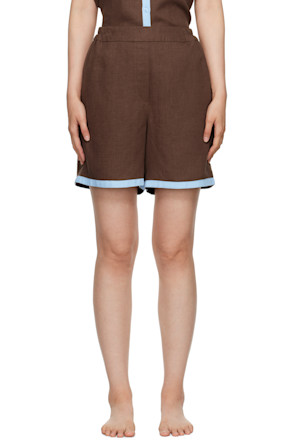 Brown Garrick Shorts
