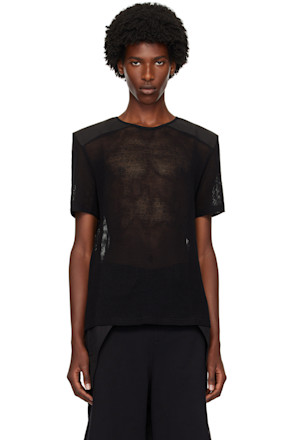 Black Net T-Shirt