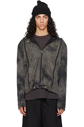 Black Zip Vent Jacket