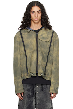 Khaki Zip Vent Jacket