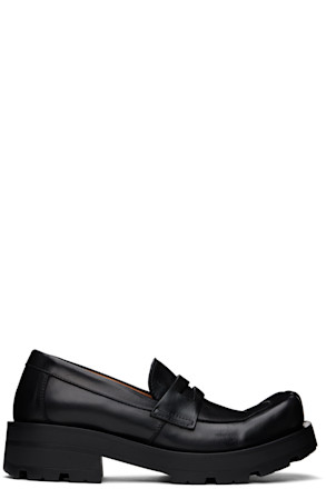 Black Sheathed Moggies Loafers