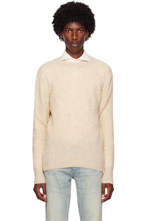 Beige Crewneck Sweater