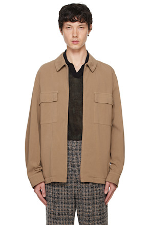 Beige Cotton Jacket