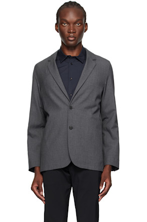 Gray Tailored Blazer