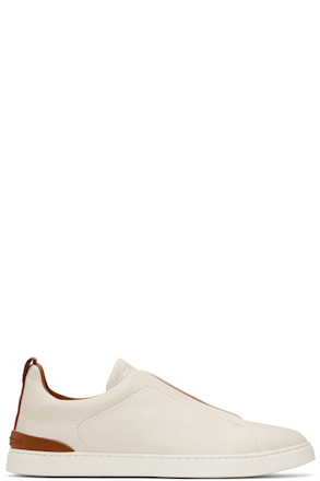 Off-White Deerskin Triple Stitch Sneakers