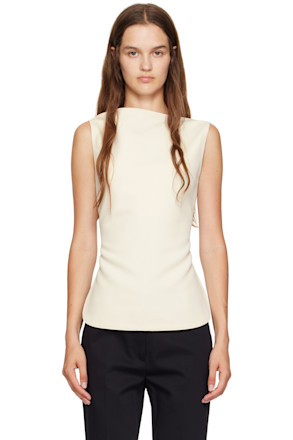 Off-White Open Back Tank Top