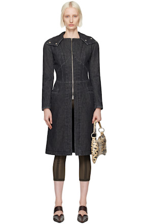 Black Alice Denim Coat