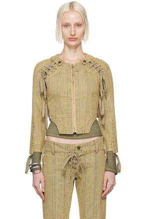 Tan GFRC Denim Jacket