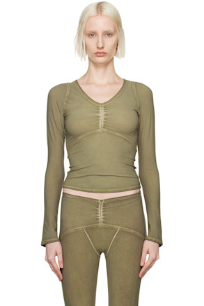 Khaki Ghost Long Sleeve T-Shirt