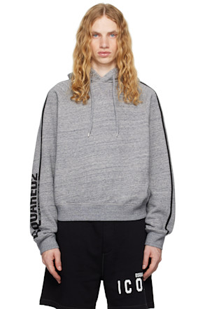 Gray Cipro Raglan Fit Hoodie