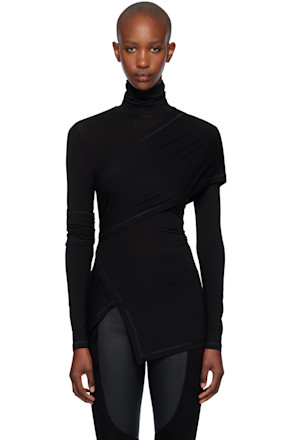 Black Protection Turtleneck