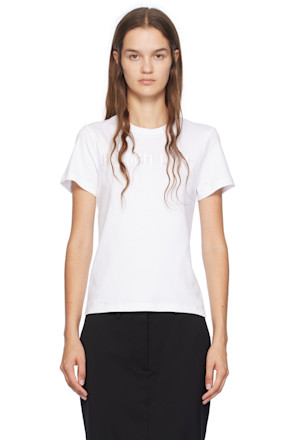 White Slim Logo T-Shirt