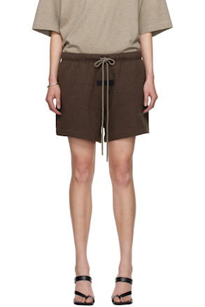 Brown Drawstring Shorts