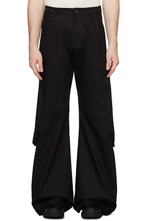 Black Lump Cargo Pants