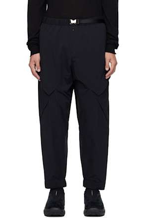 Black Tech Cargo Pants