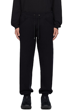 Black Tapered Sweatpants