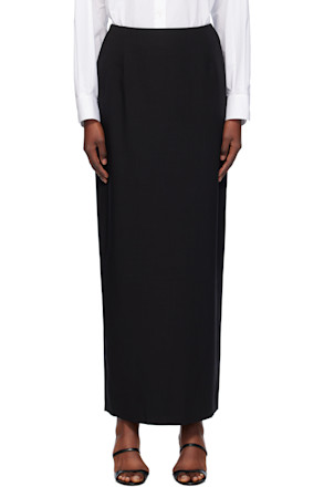 Black Valeria Maxi Skirt