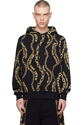 Black Chain Couture Hoodie