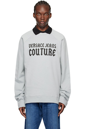 Blue Appliqué Sweatshirt