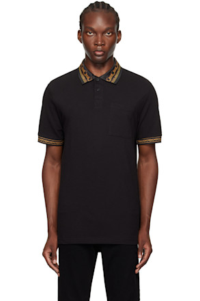Black Chain Couture Polo