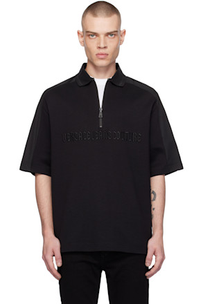 Black Logo Goth Polo