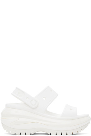 White Mega Crush Sandals