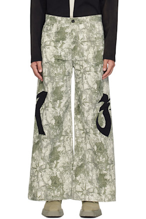 Green 'Right To Fail' Oversized Trousers
