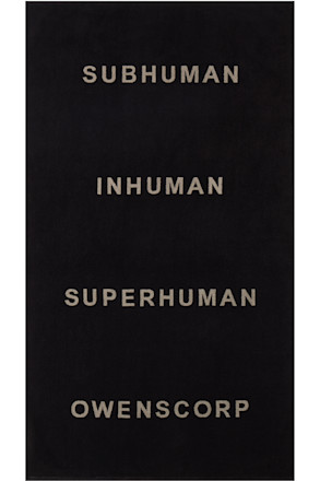 Black Beach Towel
