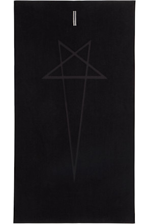 Black Beach Towel