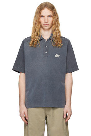 Gray Dyed Sailor Polo