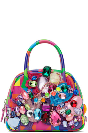 Multicolor Crystal-Cut Bag