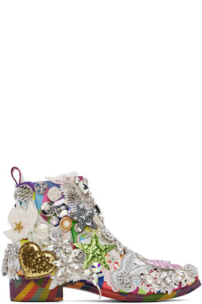 Multicolor Kids Love Gaite Edition Gore Chelsea Boots