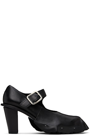 Black Draped Kids Love Gaite Edition Heels