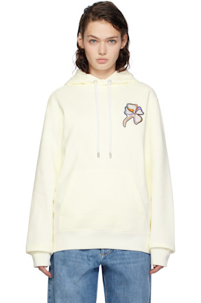 White Clover Snake Patch Hoodie