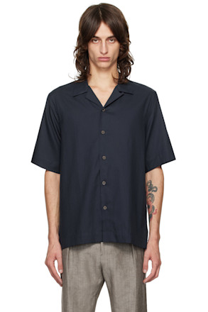 Navy Button-Down Shirt