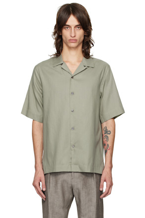 Green Button-Down Shirt