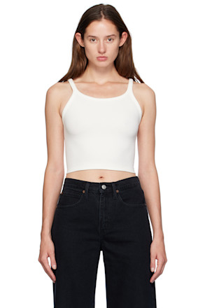 Off-White Hailey Bieber Edition HB Ribbed Tank Top