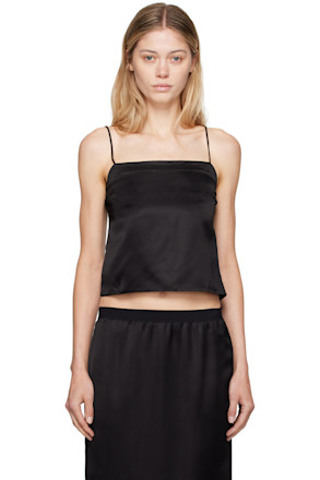 Black Cropped Camisole